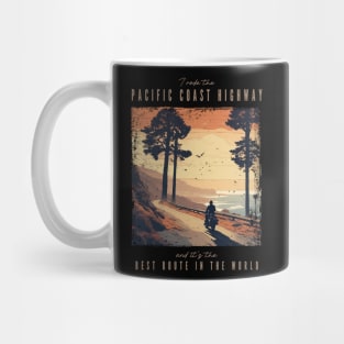 The Pacific Coast Highway - best motorcycle route in the world Mug